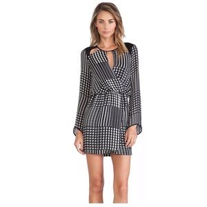 Parker (black and white silk dress) NWOT